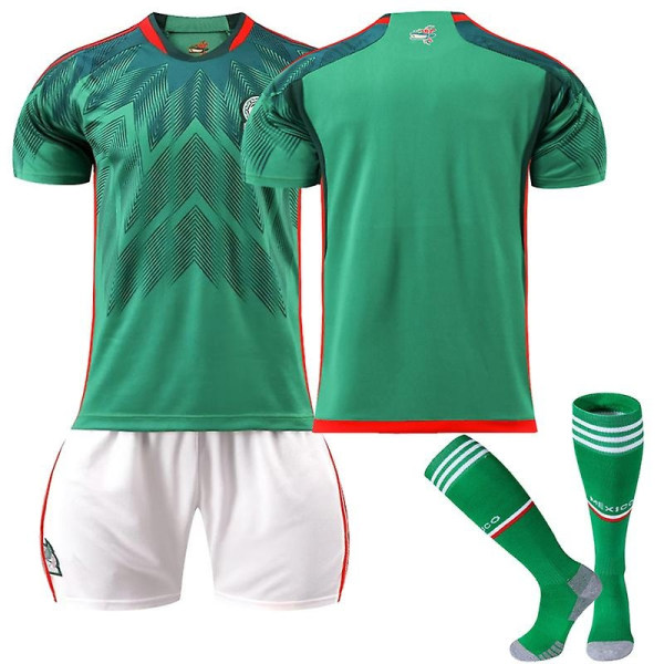 22-23 New Mexico Home Jersey harjoituspaita Jalkapallopaita - Perfet Unnumbered Kids 22(120-130CM)