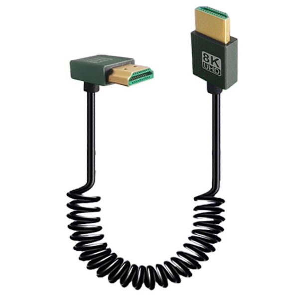 Expandables 8K HDMI-kompatibel 2.1-kabel, 48 Gbps Snabb Dataöverföring, Aluminiumlegeringsskal Kompatibel med Hållbarhet och Skydd - Perfekt Up