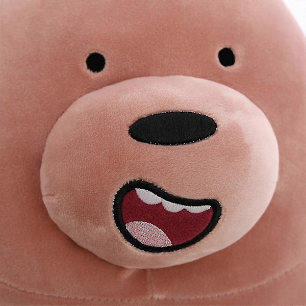 Vi Bare Bjørner Kosedyr Isbjørn Panda Grizzly Myke Plysjleker Kawaii Plysjdyr for Gutter Jenter Barn-e-Perfet Brown Stand 40cm