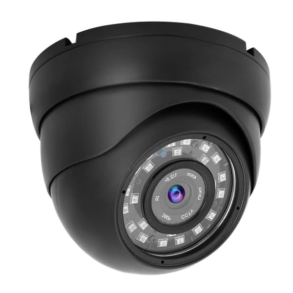 1080p AHD high-definition domekamera NTSC standard overvågningssystem, velegnet til busser, skibe og biler (sort)