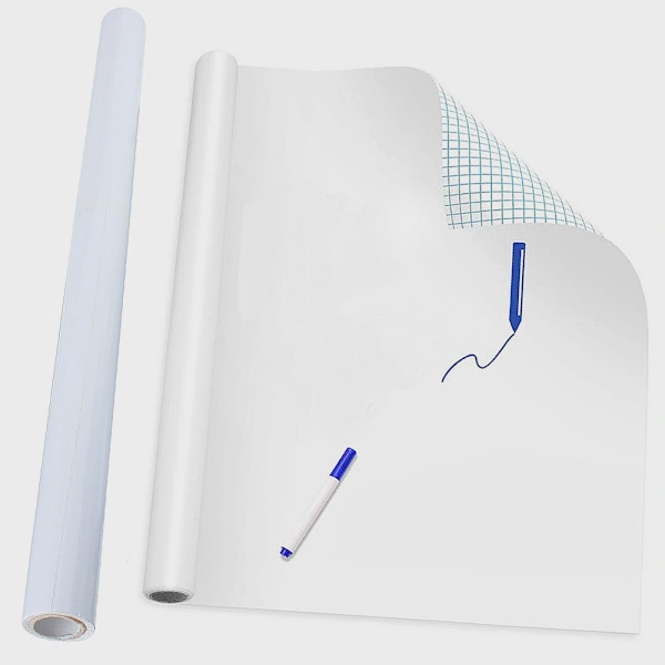 Selvklæbende whiteboard/whiteboard - 200 x 45 cm