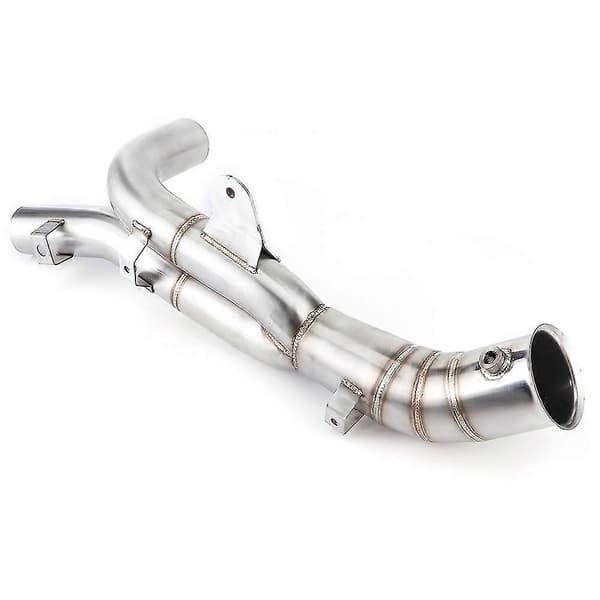 Kompatibel med Yamaha YZF R1 2009-2014 Katalysator Fjernelse Midterste Rør Forbindelsesrør Udstødning - Perfekt