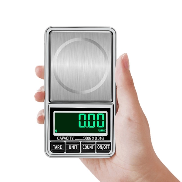 Pocket scale Deluxe 500g/0,01g + USB -kabel - Perfet