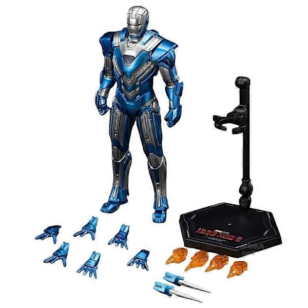 ZD toys Iron Man Action Figur Iron Patriot MK1-7 MK17 MK33 MK85 MK30 War Machine Legends Avengers Tony Stark Samleleke Gave-Perfekt mk22
