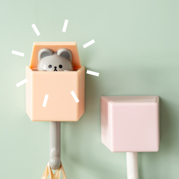4-delt Kawaii kattedørskrog, pop-up sød kat praktisk krog, bil - Perfet