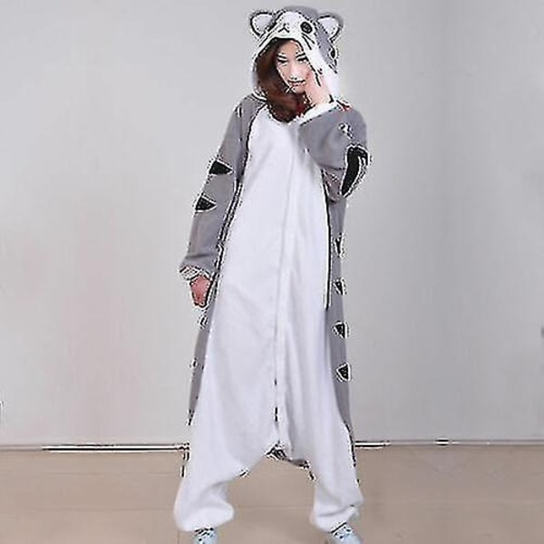 Halloween Unisex Onesie Kigurumi Fancy Dress Kostym Huvtröjor Pyjamas Sleep Wear-9-1 - Perfet Cheese Cat XL for 180-190cm