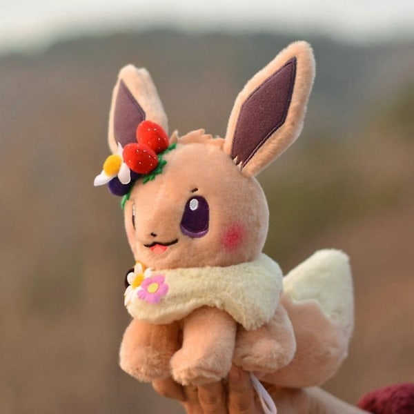 Fickmonster för påsk Eevee stoppade leksaker Plyschleksaksdocka Docka En födelsedagspresent till ett barn[HK]- Perfet Multicolor