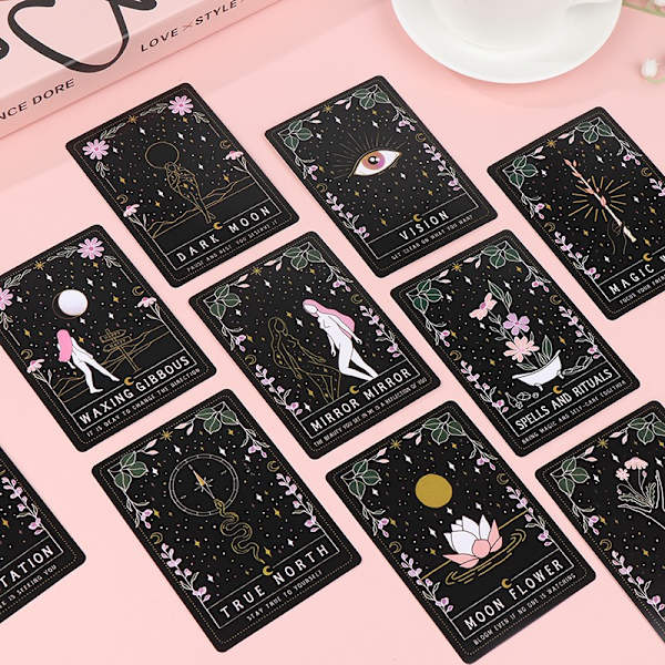 Moon Witch Oracle Katarot Egyptin Tarot Lautapeli Party Casua - Perfet Multicolor onesize