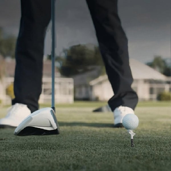 10 stk. Golf Tees - Slidstærke, Bærbare, Skrå Indsæt, Reducerer Friktion, Professionelle, Øger Afstand, Kompakte 10 Grader - Perfekte