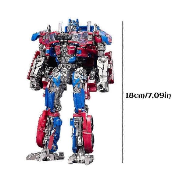 Deformerad Bil Robot leksaker Deformationsleksak Portabel Deformationsbil Modell Barnleksaker Legering Deformationsleksaker Gåva (Optimus Prime 6022a)-Perfekt