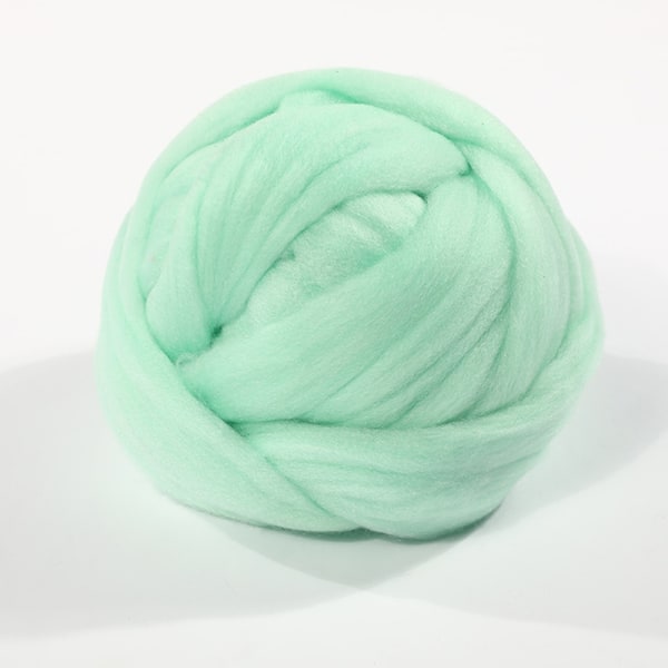 Bulky Ull Garn Chunky Arm Knitting Super Myk Giant Ball Rovin - Perfet Beige
