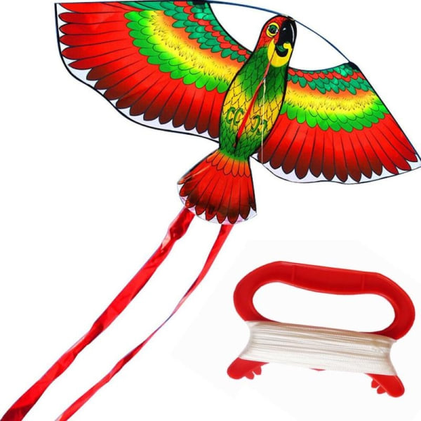 Flying Kite String Drake Med Plasthandtag - Perfet