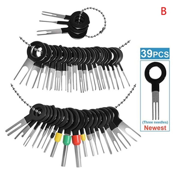 73pc Set Pin Ejector Wire Kit Extractor Auto Terminal Removal - Perfet B 36+3pcs