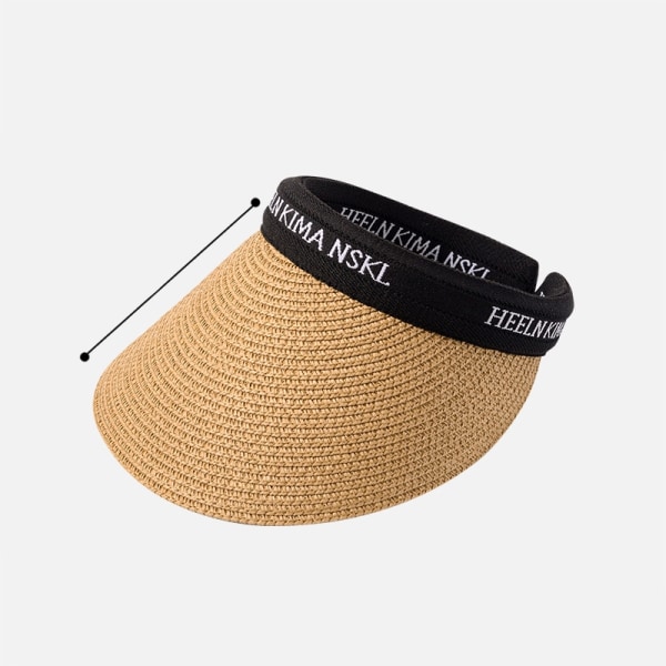 Tom Top Stråhatt Reise Solbeskyttelse Solhatt Cap Trendy Beach Fo - Perfet 6