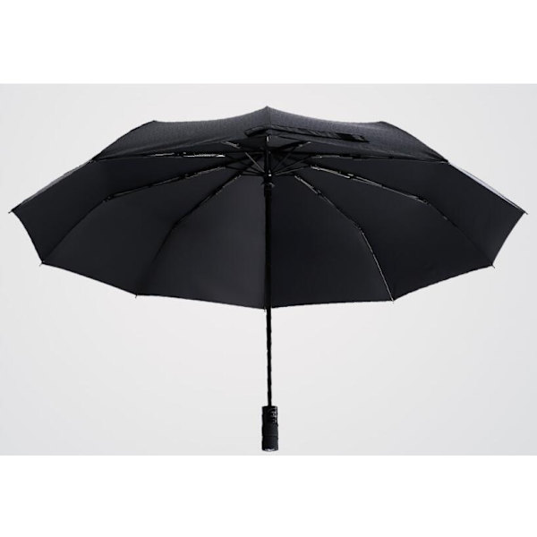 Forstærket Storm Paraply - Perfekt black