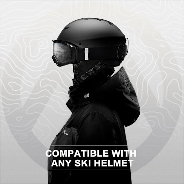 Ski Goggles - Anti-Fog Ski Goggles, Anti-Dust Vindtæt UV400