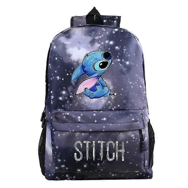 Lilo og Stitch Stitch Rygsæk Skoletaske - Perfekt star gray