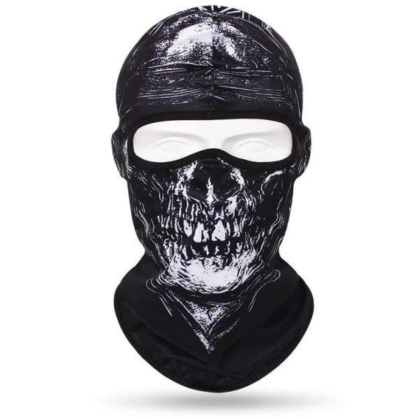 Maske hætte balaclava Halloween Full Face Cover ski motorc - Perfet black