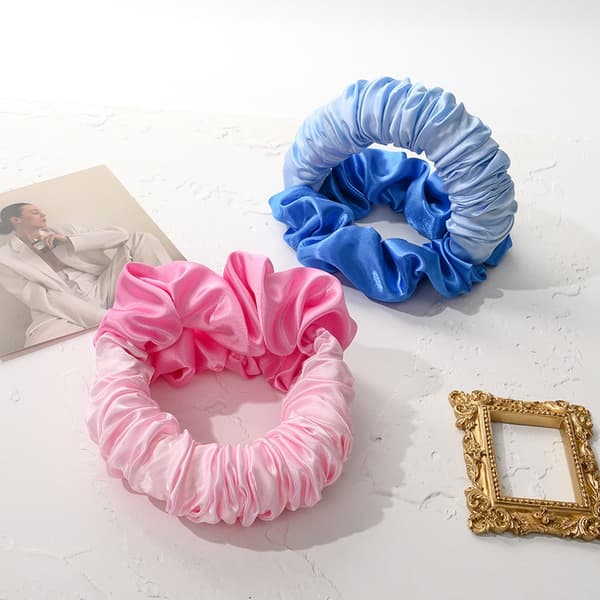 Lazy Värmelös Locktång Pannband Hårrollers Inga Värmelockar - Perfet Blue