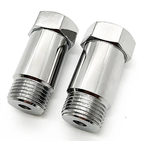 2st Avgas syresensor Lambda 45mm O2 M18 X1.5 Förlängningsavstånd Järnplätering Nickelförlängare- Perfet
