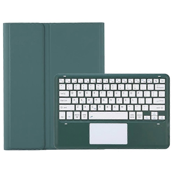 Bluetooth-tangentbord kompatibla med Galaxy Tab S10 FE+-Perfet Dark Green