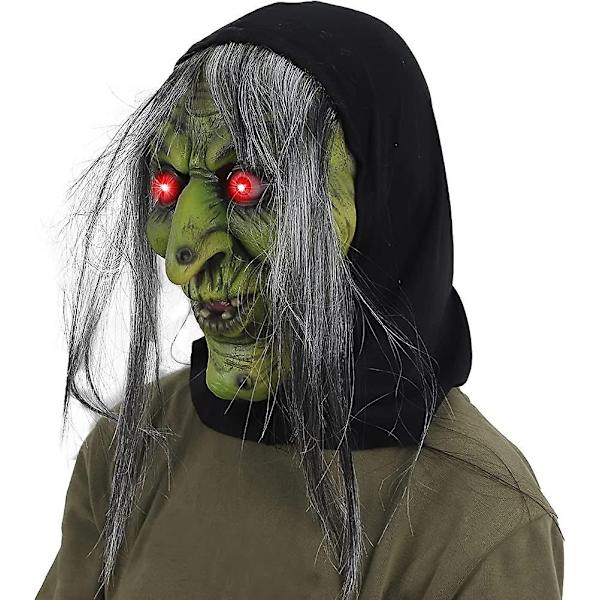 Halloween dekoration lysende hekse maske. Scary Masks Cosplay Mask Skull Scary Mask Dekorativ Horror Mask - Perfet