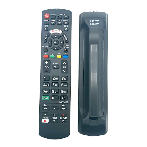 Fjärrkontroll för Panasonic TV N2qayb000593 N2qayb000494 N2qayb000496 N2qayb000863 N2qayb000842 N2qayb000829 N2qayb000823 (AM4)- Perfet
