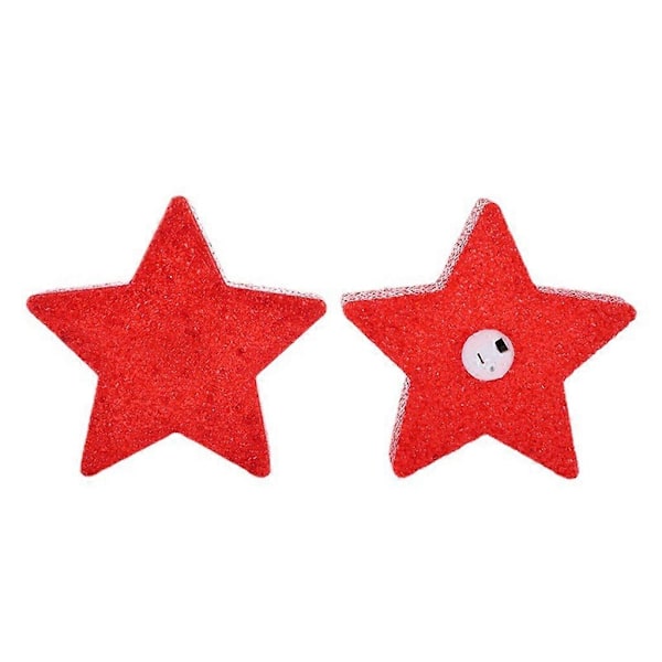 PVC Nattelys Stjerneformet Lys Barnegave til Ferie og Bursdag - Perfekt Red light-handheld 20CM
