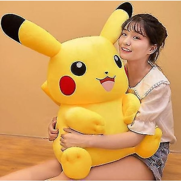 Pikachu's plyslegetøjspude Pokemoned fyldte dukke Fødselsdagsgave Julegave Børn - Perfet