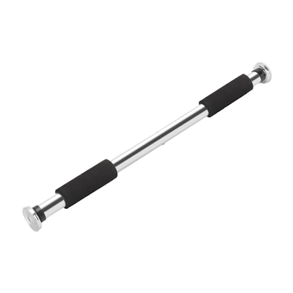 Dørtræningsstang uden skruer til hjemmetræning, pull up bar, chin up bar, blå striber - Perfekt Black and White Bar