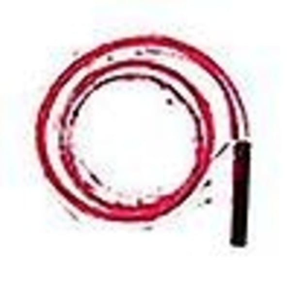 Fargerik LED Dance Flash Optisk Fiberpisk Atmosfærisk Lampe Rekvisitt 7 Farger Dance Whip-Perfet Red
