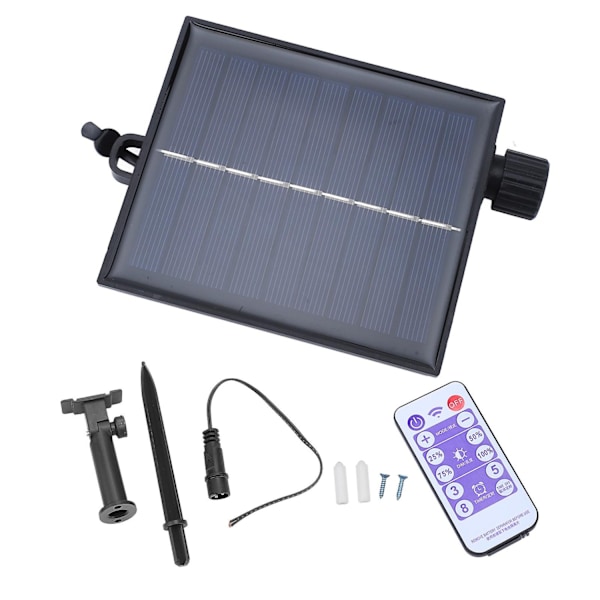 Solar Slinga Ljus Kontrollbox Automatisk Vattentät Justerbar Ljusstyrka Solar Lampa Slinga Kretskort Utgång Platt Tryck 3V-Perfet