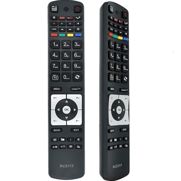 Korvaava universal Hitachi TV:n kaukosäätimen RC5117 korvaava kaukosäädin