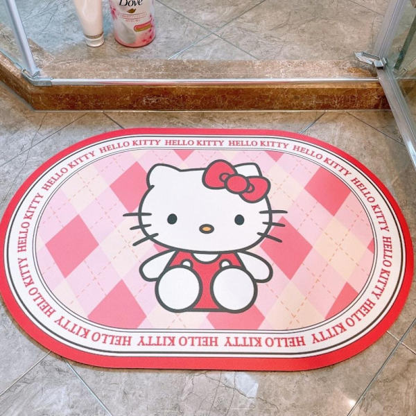 Sanrio mat wc-imukykyinen nopeasti kuivuva liukumaton lattiamatto - Perfet cinnamoroll