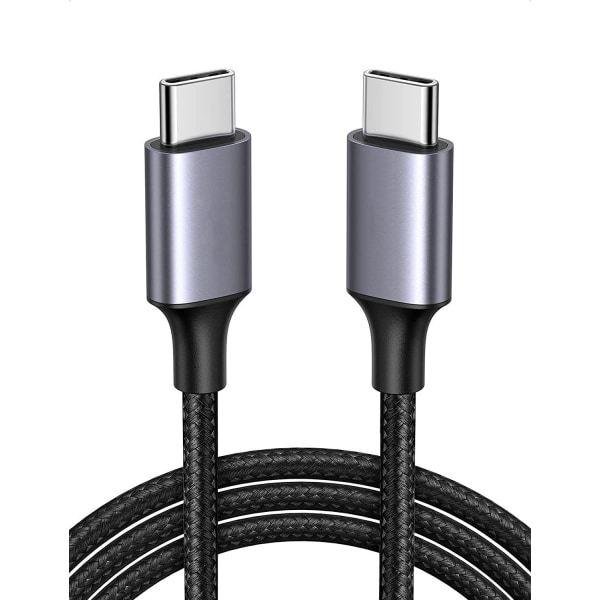 USB C till USB C-kabel, 60W PD 3.0 QC 4.0/4.0+ USBC-laddningskabel kompatibel - Perfet