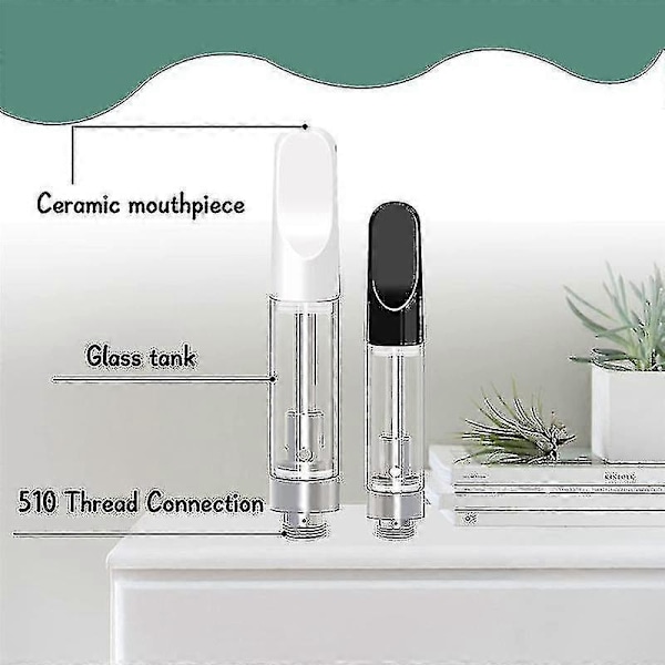 10 st Tomma Förvaringspatroner för 1,0 ml Glas Keramik Lätt att Fylla-Perfekt