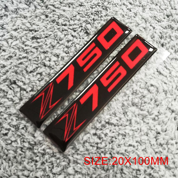 Kompatibel med Kawasaki Grøn Sticker 3d Logo Mærkater 3 D Z800 Z750 Z900 Z1000 Z650 Z400 2019 2020 2021 2022-Perfekt Z750 Red