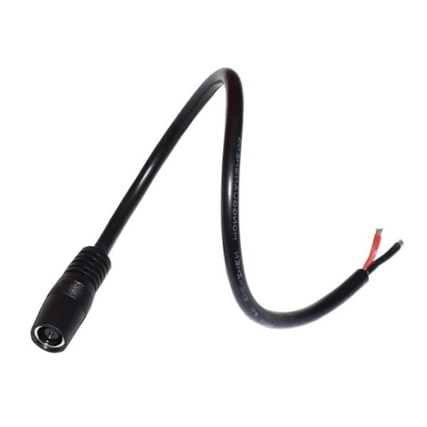 DC7909 Strømkabel Hunn til Bare Ledning Åpen Ende Adapterledning 16AWG Kompatibel med Solcellepanel Utendørs Strømforsyning 30cm Lengde-Perfekt