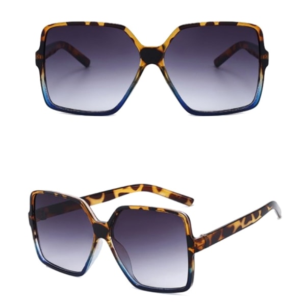 Solbriller Firkantede briller Personalized Cat Eyes Fargerike Sungla - Perfet Blue