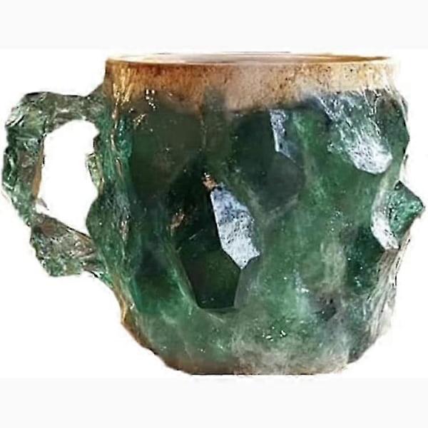 Mineralkrystal Kaffeekrus, Flerfarvet Mineralkrystal Kaffeekrus - Perfekt green