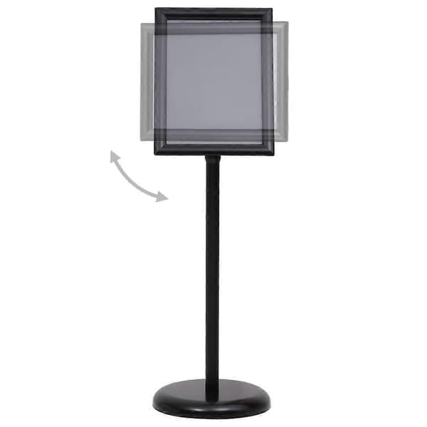 A4 Plakatstander Sort Aluminiumlegering - Perfekt