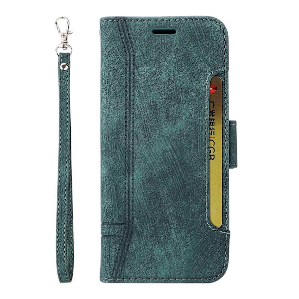 til Huawei nova Y70 / Y70 Plus / Enjoy 50 BETOPNICE Dobbelt-side Spænde Læder Telefon Cover - Perfekt Green