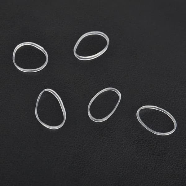 500 stk. elastiske hårringe, damehårbånd, hårstyling, hårtov - Perfet 500pcs