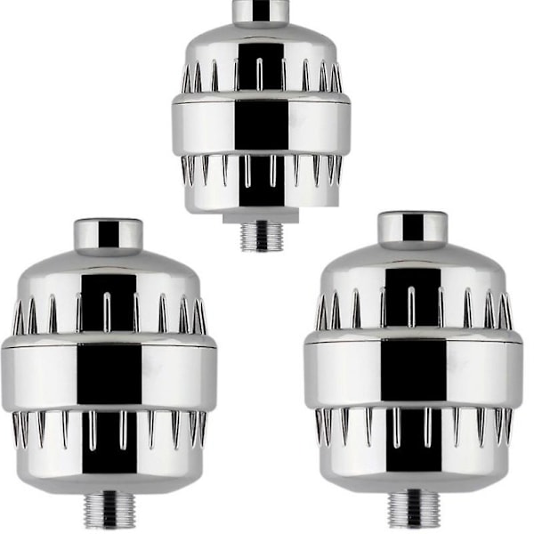 1-3 Pack Badkar/Duschfilter 15 Steg Lämplig för Hårdvattenavhärdare Tar Bort Klor och Fluor - Perfekt 3pcs