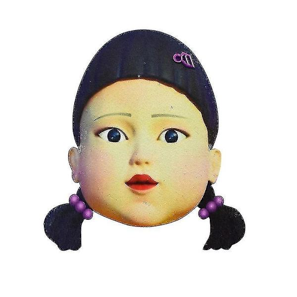 Squid Game Costume 1 2 3 Blockhead Game Girl Dress Round Six Doll Dressing för rollspel - Perfet
