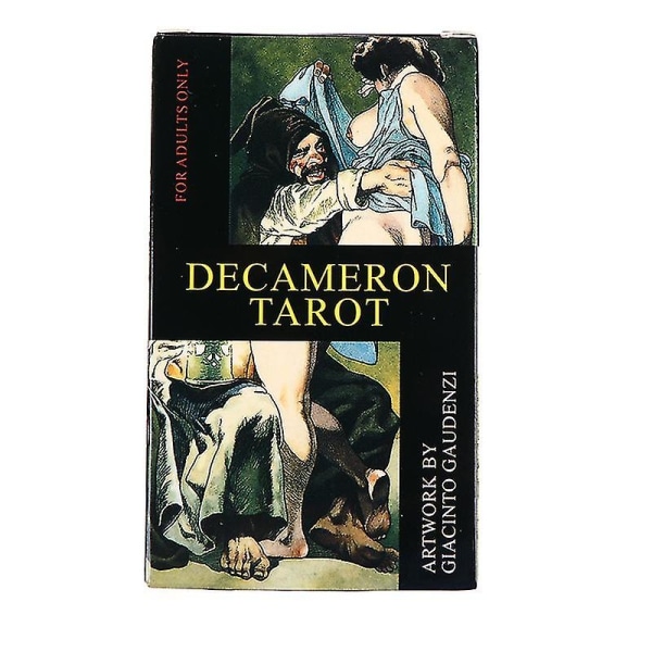 Decameron Tarot Cards Prophecy Divination Deck Party Entertainment Board Games_om null none