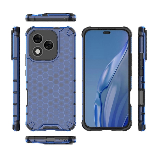 Honeycomb Stødsikkert Telefoncover Kompatibelt med Honor 400 Lite-Perfet Blue
