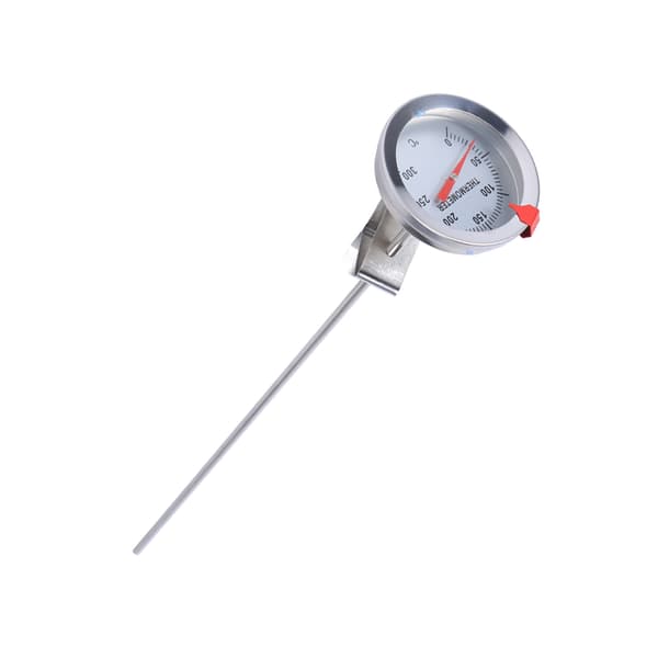 Fødevaretermometer i rustfrit stål, 30 cm langt, velegnet til hjemmebrygning, vinkander og madlavningsprober