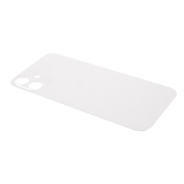 Kompatibel med iPhone 12 Batteri Hus Cover Reparationsdel (Kamera Linse Ring Hul Standard Version) - Rød-Perfet White