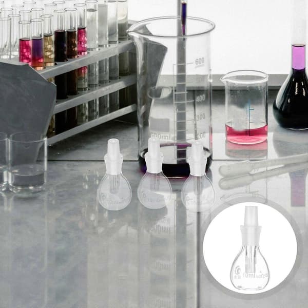 Gravity Flaske Glass Pyknometer med Perforert Propp Tom Laboratorieflaske (10ml) - Perfekt